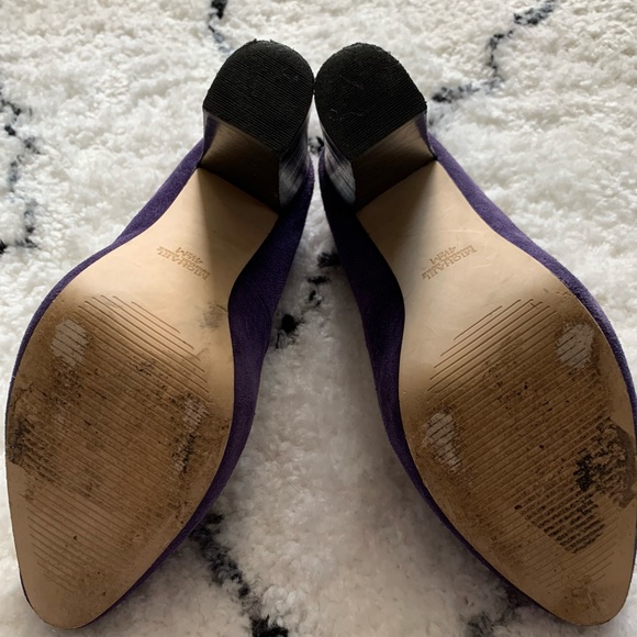 Purple Suede Michael Kors Pumps - Picture 6 of 6